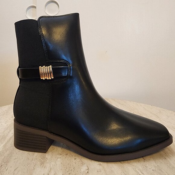 Journee Collection Womens Aub Black from Macy’s -c011 - Picture 1 of 8